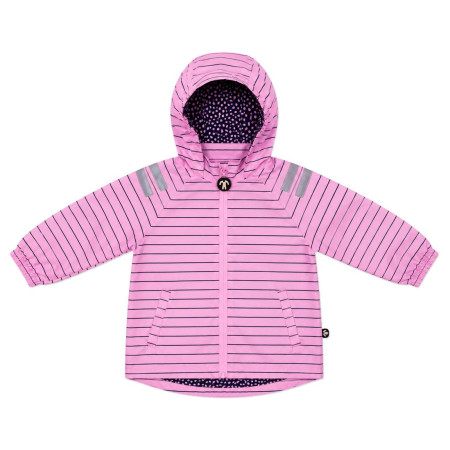 Kurtka dziecięca DucKsday Rainjacket Em różowy Pink/Green