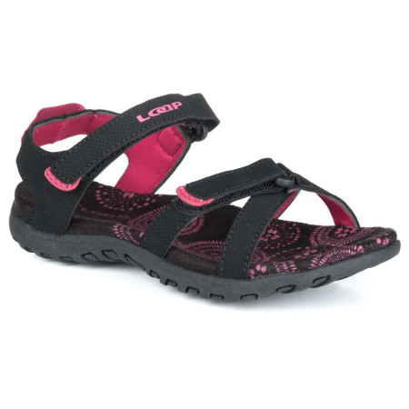 Sandały dziecięce Loap Simma Jr czarny Black/Fuschia