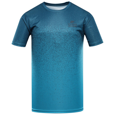 Koszulka męska Alpine Pro Quatr czarny turtle green
