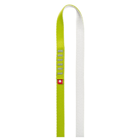 Smyczka Ocún O-SLING ECO-PES 16 mm 80 cm biały/zielony