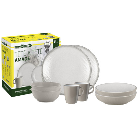 Zestaw naczyń Brunner Set tête-à-tête Amadè 8 pcs
