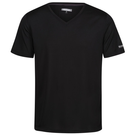 Koszulka męska Regatta Fingal V-Neck czarny Black