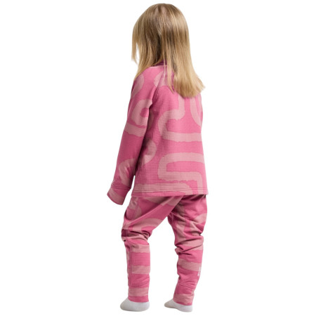 Bielizna funkcjonalna dla dzieci Didriksons Jadis Kids Pr Set 5 Path Heather Pink