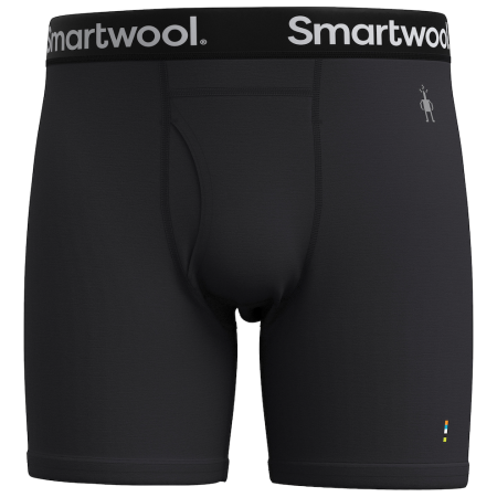 Męskie bokserki Smartwool M Everyday Merino Boxer Brief Boxed czarny BLACK