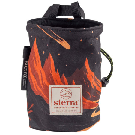 Worek na magnezję SIERRA Climbing Element Series czarny/pomarańczowy