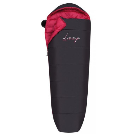 Śpiwór damski Loap Dauhali L szary/różówy Grey