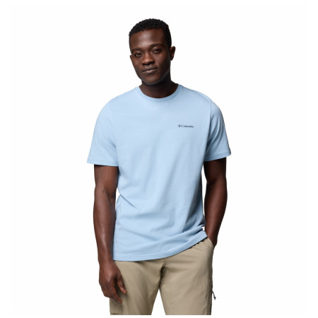 Koszulka męska Columbia Hageman™ Graphic Tee niebieski/jasnoniebieski Ripple Blue, Heavenly Horizons