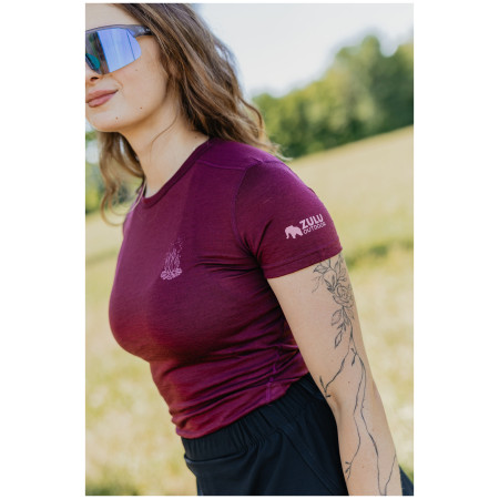 Koszulka damska Zulu Merino Fire 160 Short