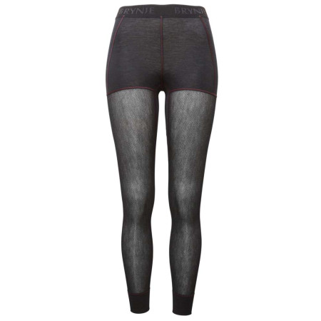 Damskie kalesony Brynje of Norway Wool Thermo Light Longs czarny Black