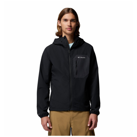 Kurtka męska Columbia Tall Heights™ III Hooded Softshell czarny Black