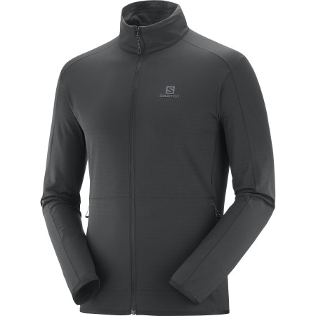 Męska bluza Salomon Outrack Full Zip Mid M czarny Black