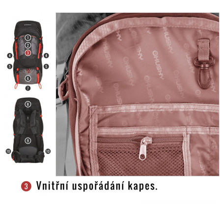 Plecak Husky Samont 60+10 L