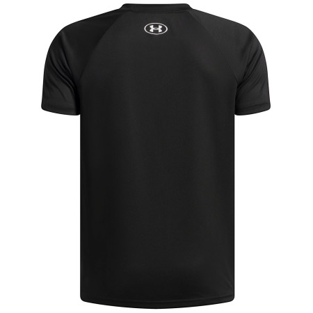 T-shirt dziecięcy Under Armour Tech Split Wordmark SS Black