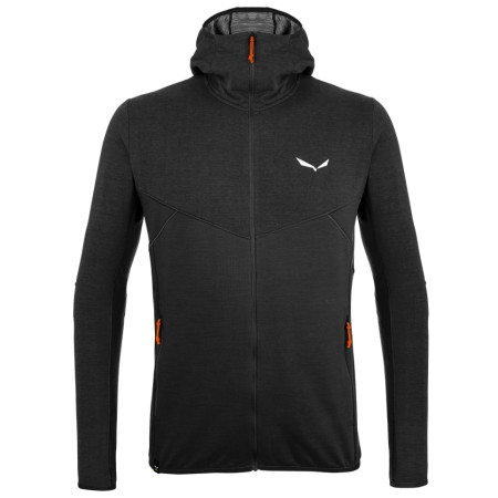 Męska bluza Salewa *Light Micro Pl M Fz Hdy czarny Black Out