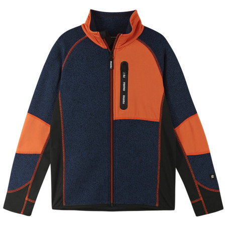 Bluza dziecięca Reima Liukuen niebieski/pomarańczowy Jeans blue