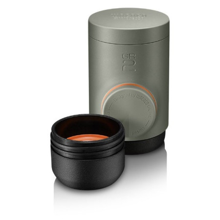 Przenośny ekspres do kawy Wacaco Minipresso na mletou kávu srebrny šedá