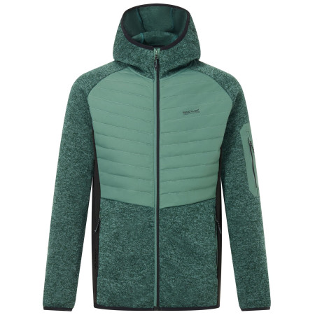 Męska kurtka hybrydowa Regatta Newhill Hybrid zielony/czarny DkFrstGr/Blk