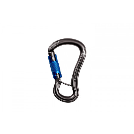 Karabinek Ocún Condor HMS Triple czarny/niebieski Anthracite/Blue