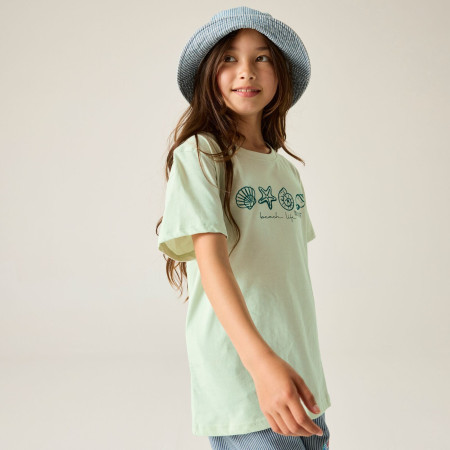 T-shirt dziecięcy Regatta Bosley OceanMist