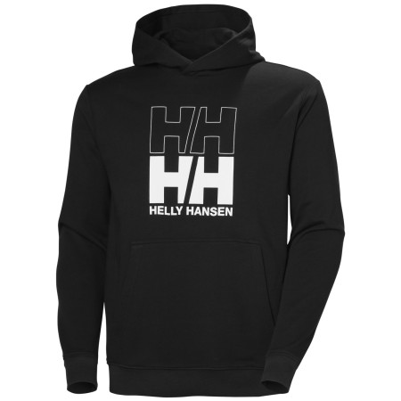 Męska bluza Helly Hansen Core Graphic Sweat Hoodie czarny Black