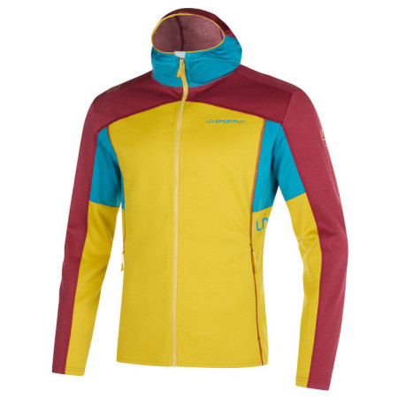 Męska bluza La Sportiva Cosmic Hoody M (2023) żółty/czerwony Moss/Sangria