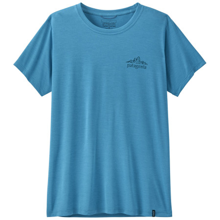 Koszulka damska Patagonia Women's Capilene Cool Daily Shirt - Cloud Crag niebieski Shore Blue - Light Shore Blue X-Dye