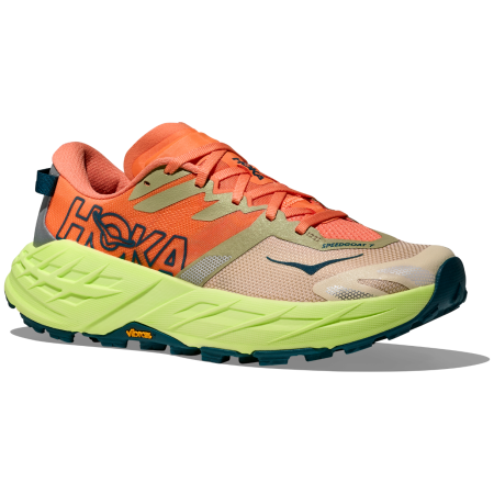 Buty damskie Hoka W Speedgoat 7 pomarańczowy/żółty Persimmon / Neon Yuzu