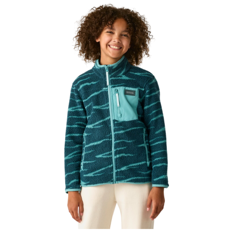 Bluza dziecięca Regatta Junior Frankie Warm Fleece Mediterranea Zebra