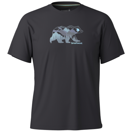 Koszulka Smartwool Bear View Short Sleeve Graphic Tee czarny BLACK
