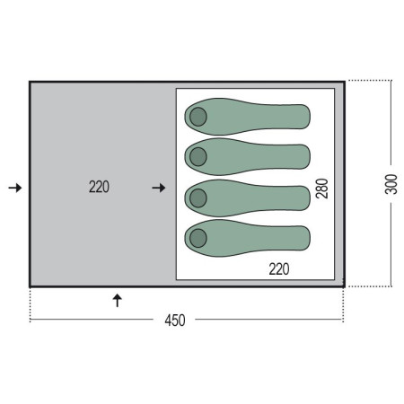 Namiot rodzinny Pinguin Nimbus 4