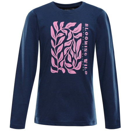 T-shirt dziecięcy Alpine Pro Ecco 2 Blue ciemnoniebieski MODRÁ
