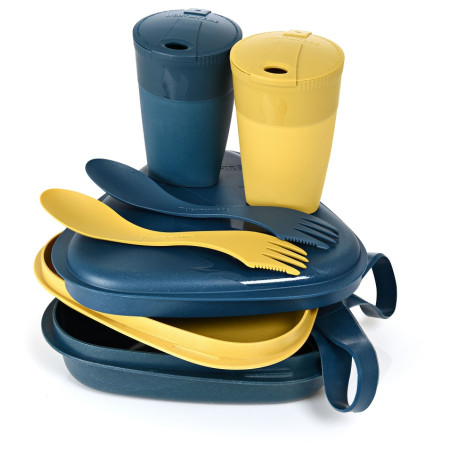 Zestaw naczyń Light My Fire Pack'n EatKit niebieski/żółty Mustyyellow/Hazyblue