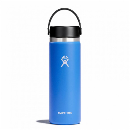 Butelka termiczna Hydro Flask Wide Mouth 20 oz niebieski/czarny Laguna
