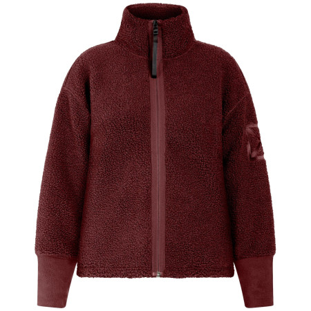 Bluza damska Didriksons Mella Wns Fz 3 bordowy Old rust