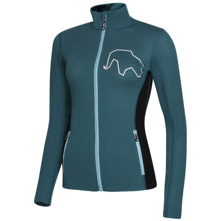 Bluza damska Zulu 3D Merino Collar 200 petrol Petrol