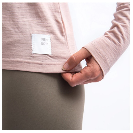 Damska koszulka Sensor Merino Cordura dł. rękaw