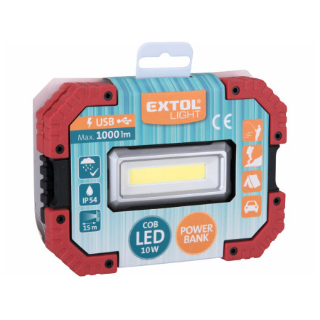 Światło Extol reflektor LED s powerbankou