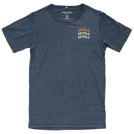 T-shirt dziecięcy Devold Active "Devold Legacy" Tee Jr ciemnoniebieski NIGHT