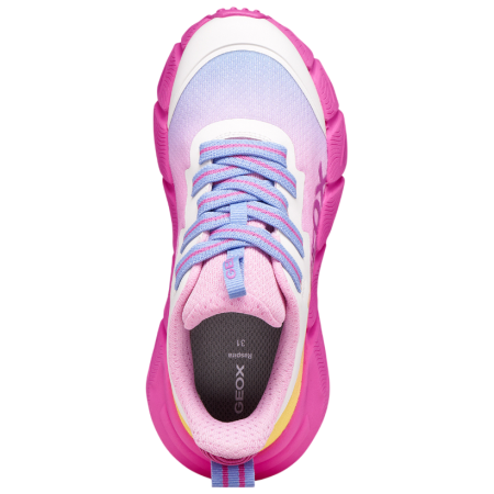 Buty dziecięce Geox J Flexyper Fast Girl Fuchsia