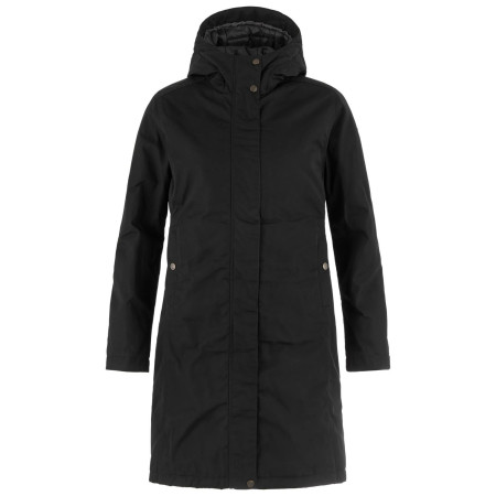 Płaszcz damski Fjällräven Kiruna Hydratic Padded Parka W czarny Black