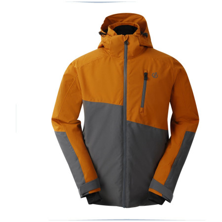 Męska kurtka narciarska Dare 2b Halfpipe III Jacket czarny/pomarańczowy Pumpkin Spice/Iron Gate