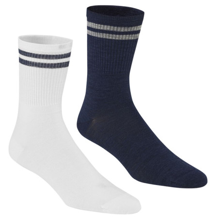 Damskie skarpety Kari Traa Lam Sock 2Pk biały/niebieski Mar