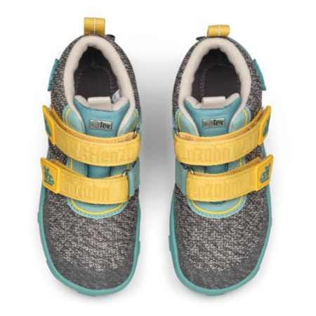 Buty barefoot dziecięce Affenzahn Low Boot Knit Happy Rhino