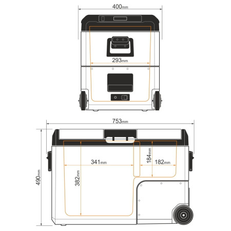 Lodówka turystyczna Yolco TCX50