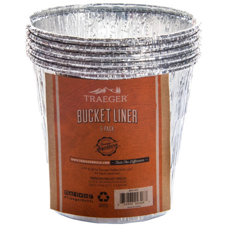 Dodatek do grilla Traeger BUCKET LINER 5 PACK srebrny