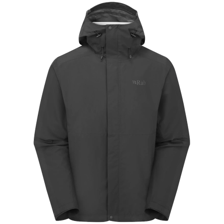 Kurtka męska Rab Downpour Jacket czarny