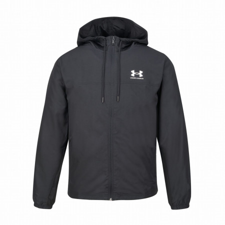 Kurtka męska Under Armour Rival Wvn Windbreaker czarny Black/Black/White