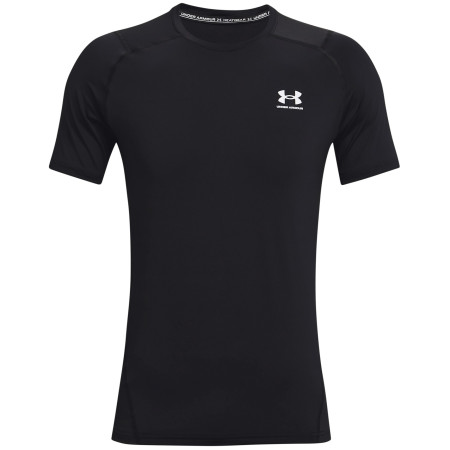 Koszulka męska Under Armour HG Armour Fitted SS czarny Black//White
