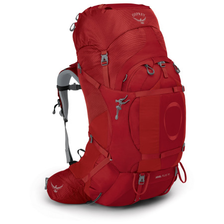 Plecak Osprey Ariel Plus 70 czerwony CarnelianRed