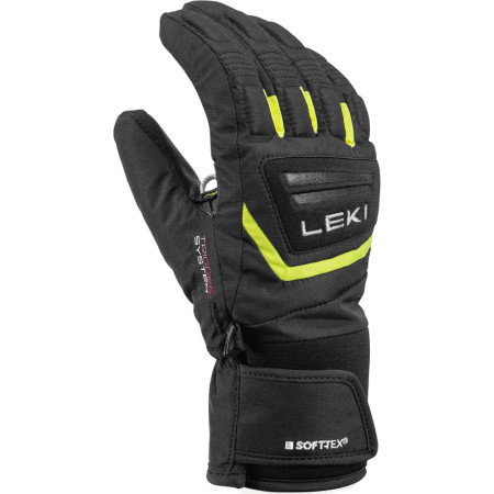 Rękawice narciarskie Leki Griffin 3D Junior czarny/żółty black-yellow